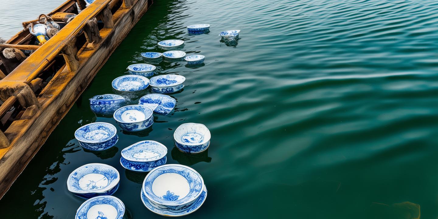 香磨山水库惊现清代沉船,出水瓷器见证“黄金水道”辉煌历史