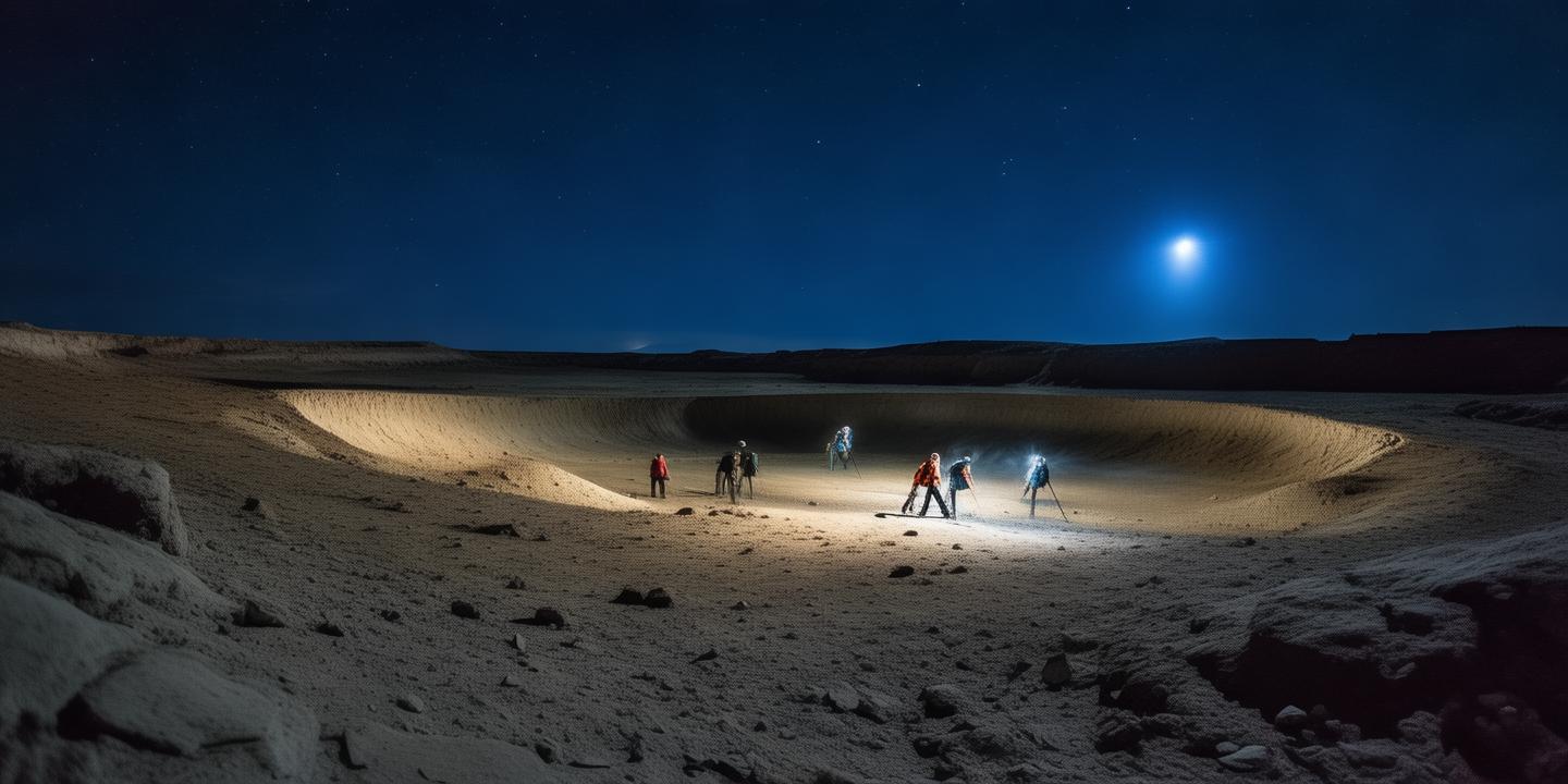 探索宇宙奥秘:依兰陨石坑国家地质公园夜探之旅